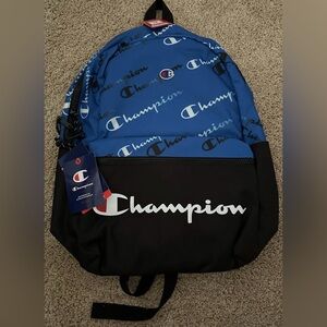 NWT Blue Champion Manuscript Backpack 15 Inch
Laptop Sleeve Water Holder